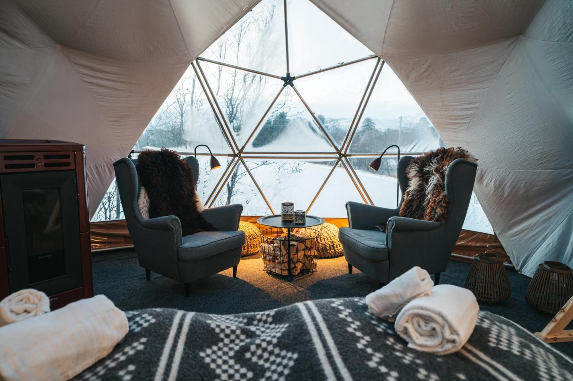 Aera - Glass Cabins ترومسو المظهر الخارجي الصورة